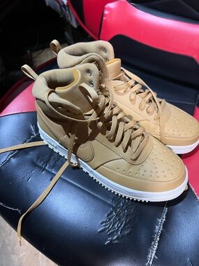 Nike Men's High-Top Sneakers in Wheat/Tan